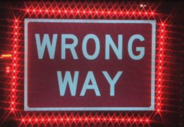 Wrong-way Alert System Working!