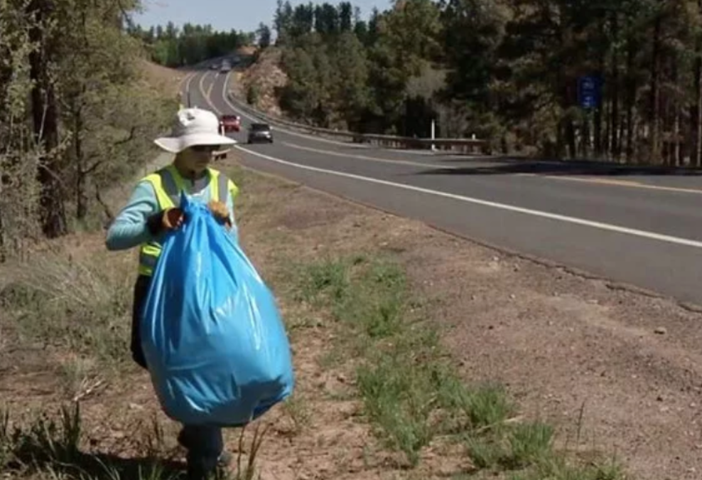 Right of Way Weds. – Littering