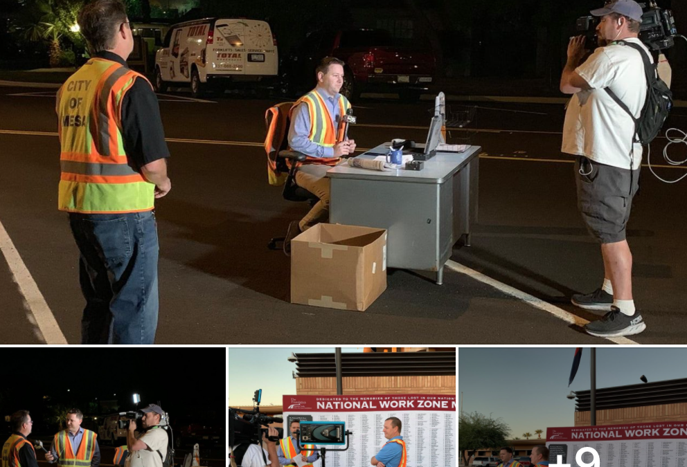 Work Zone Memorial Live Shots